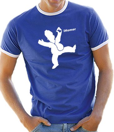 Touchlines Herren Kontrast / Ringer T-Shirt Dance - iHomer, royal/white, L, B5054 Preisvergleich