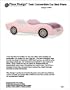 Twin Pink Convertible Car Bed Woodworking Plans -Design #1CNVT