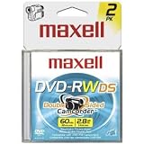 8cm Rewritable Double-Sided DVD-RW For Camcorders - 2 Pack