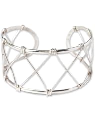 Sterling silver cuff bracelet, Mystery