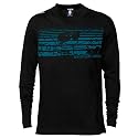 New Orleans Hornets Black Slash Graphic Long Sleeve T-shirt