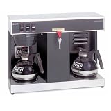 Commercial Coffee Maker, Coffee Brewer, 2 Warmer w/Faucet, Automatic Coffee Maker
