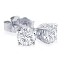 14K White Gold Diamond Stud Earrings (1/2 ctw.) As seen on Dr. Phil