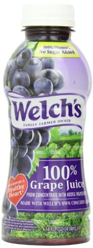 Welch's 100% Juice purple grape plastic 14oz (041800354146)