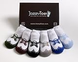 Jazzy Toes Baby Socks: Wingtips - Boys