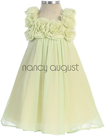 NancyAugust - Ready To Wear Chiffon Easter Baby Dress in Yellow