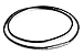 Hamoery Women Men 7mm Leather Cord Chain Necklace Black Braided Rope Stainless Steel Clasp Chain Necklace