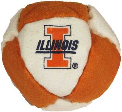 Hacky Sack - College Logo 8 Panelled Illinois Design