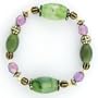 Naturally Yours Stretch Brass Tone Bracelet