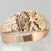 10K Black Hills Gold Mens Ring - OldCities Estate Jewelry