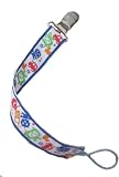 Boy's Classic Soothie Pacifier & Toy Clip Holder - Robots & Technology