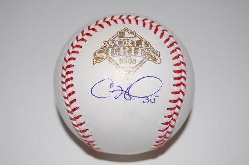 Cole Hamels Philadelphia Phillies Autographed 2008 World Series MLB Baseball