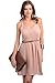 2LUV Women's 3/4 Or Long Sleeve A-Line Tunic Dress