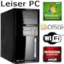 shinobee #4146 Silent Office / Multimedia PC mit Windows7 Home Premium 64 | Quad-Core! AMD Phenom II X4 945 4x3.0 GHz | 8GB RAM DDR3 PC1333 | 640 GB HDD | AMD Mainboard | AMD Radeon HD3000 1024MB mit DVI/VGA| 150Mbit W-LAN | 22x Dual-Layer DVD�Brenner | CardReader | 7.1 Sound | GigabitLAN | Office 2010