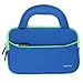 Evecase® 7 ~ 8 inch Tablet Ultra-Portable Neoprene Zipper Carrying Sleeve Case Bag with Accessory Pocket - Blue/Green