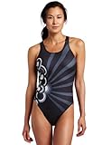 Sugoi Women's Indie Swim Racer, Gunmetal, 32