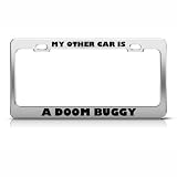 My Other Car Is A Doom Buggy Metal license plate frame Tag Holder