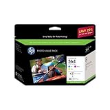 HP 564 Ink Cartridge in Retail Packaging, Photo Value Pack (CG925AN#140)