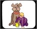 Mouse Pad with human, body, individuals, individual, boy, persons, mammal, humans, guarding, people, pet, animal, person, dog, toy, canine