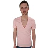 American Apparel 6456 Unisex Short-Sleeve Deep V-Neck T-Shirt