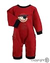 Bright Bots Baby Boys Pirate Romper in Red size 3-6 months