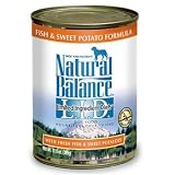 Natural Balance Ultra Premium Fish & Sweet Potato Canned Dog Food, Case of 12