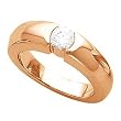 18K Rose Gold Diamond Solitaire Engagement Ring - 0.50 Ct.