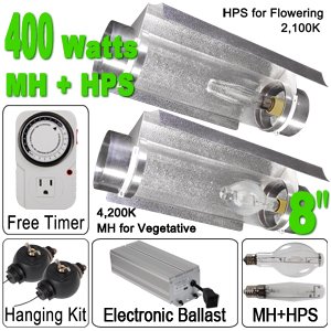  400 Watt HPS MH Grow System Lamps 8