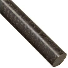 Polyamide Round Rod, Opaque Black, Standard Tolerance, Meets ASTM D4066 PA 0100L01 Specifications