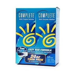 Complete Multi-Purpose Solution, Easy Rub Formula, Twin Pack, 2 ct.
