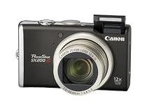 Canon PowerShot SX200 IS Digitalkamera (12 Megapixel, 12-fach opt. Zoom, 7,6 cm (3 Zoll) Display) black