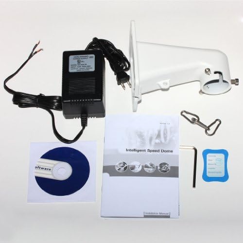 HD-CVI PTZ Security Camera - 720p over Analog Cable or Cat - 20X Optical Zoom - 1/3inch CMOS, 4.7-94mm lens, power supply & wall mount