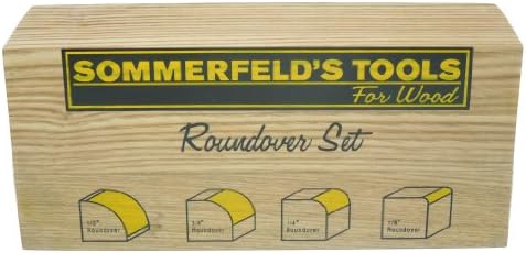 Sommerfeld's 4 Pc. Roundover Bit Set, 1/2-Inch Shank