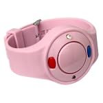 Vigilant Emergency Wrist Alarm (PPS35P) Personal Rape/Jogger/Student Attack Alarm With Flashing LED Locator Lights (Pink)