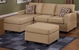 Manhattan Reversible Sectional Hazelnut Entertainment
