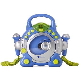 Childrens Toyshop  Spielwaren : Tragbarer Kinder-CD-Player mit zwei Mikrophonen: Discman "Duo-Mic"