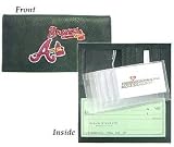 Atlanta Braves Embroidered Leather Checkbook Cover