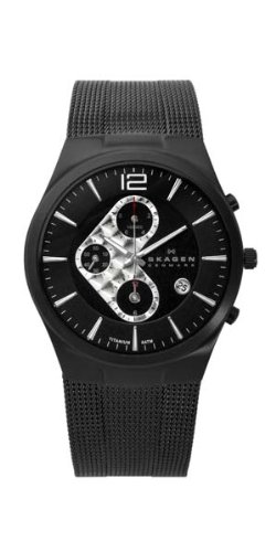 Skagen Denmark Mens Watch Titanium Chronograph #906XLTBB Skagen Denmark Mens Watch Titanium Chronograph #906XLTBB