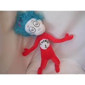 Cat in the Hat Thing 1 Plush Official Movie Merchandise 15" Collectible