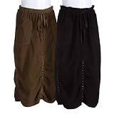 XCVI Corduroy Snapper Skirt