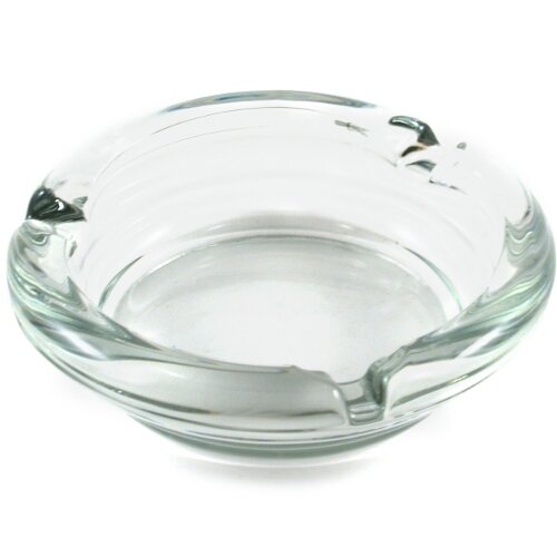 See Anchor Hocking Round Glass Snuffer Cigarette Ashtray