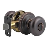 Tools & Hardware : Kwikset 97300-701 Signatures Juno Privacy Knob, Rustic Bronze