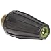 Dixon AL-TPR25-50 Brass Turbo Nozzle, 5.5 - 6.0 x 1.5mm Size, 1/4" Female Inlet, 15 Degree Spray Angle, Green