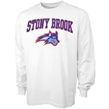 Stony Brook Seawolves Youth White Bare Essentials Long Sleeve T-shirt at Football Fanatics