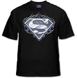 Superman Biker Metal Logo T-Shirt #12