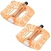 Odyssey Glow BMX Bike Pedals - 9/16 Inch - Orange
