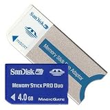 SanDisk 4096MB (4.0GB) Memory Stick Pro Duo Card