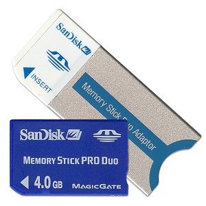 SanDisk 4GB Memory Stick Pro Duo CardB000UV0V1M : image