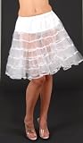 Halloween Accessories Adult White Crinoline Petticoat Knee Length Slip Accessory Costume Theme Party Outfit