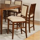 Harper Counter Height Dining Chair in Multi-Step Rich Cherry [Set of 2]
